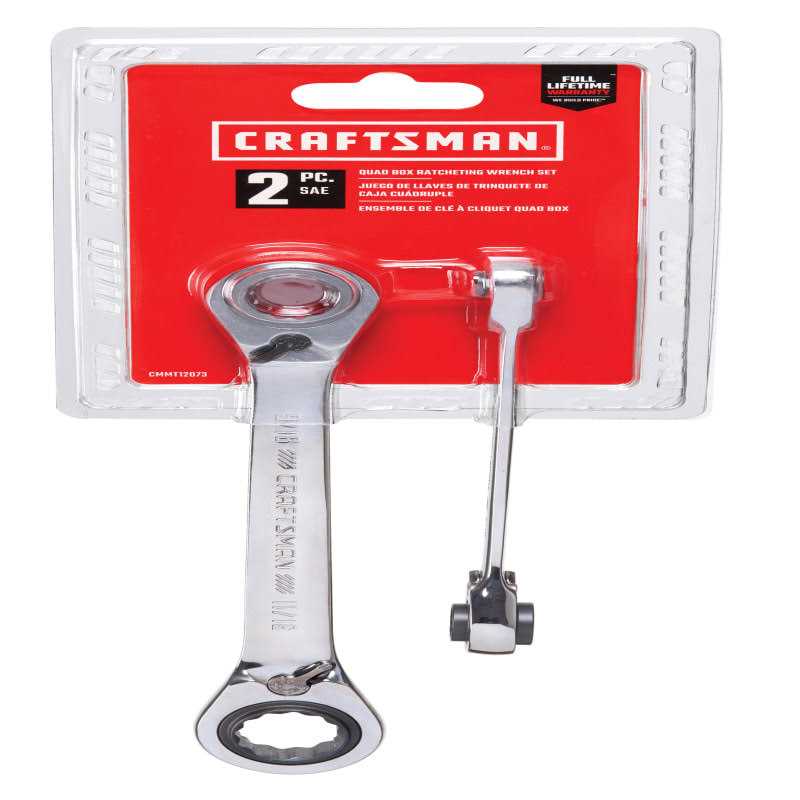 Craftsman 2 Piece SAE Ratcheting Box Wrench Set CMMT12073 - HomeTool